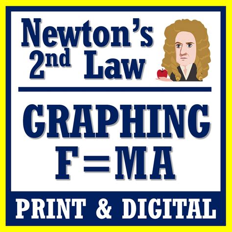 Newton's 2nd Law Activity: Calculate and Graph Force Mass and Acceleration - Flying Colors Science