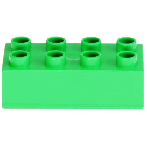 Lego Duplo Brick X Bright Green Decotoys