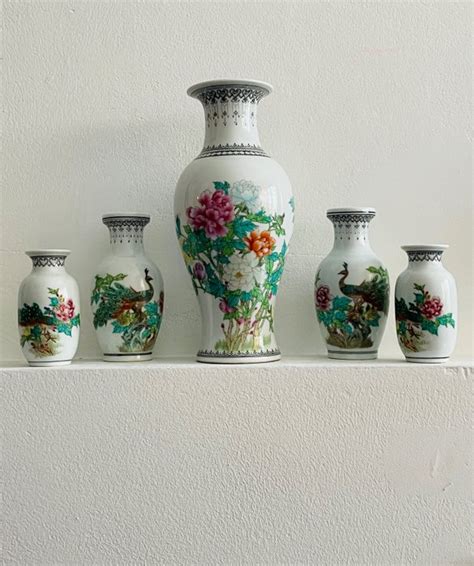 Set Of Vases Porcelain China Second Half Th Catawiki