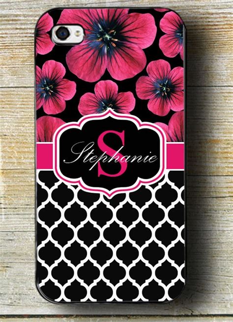 Floral Phone Case Hot pink case flower iphone case iphone 7