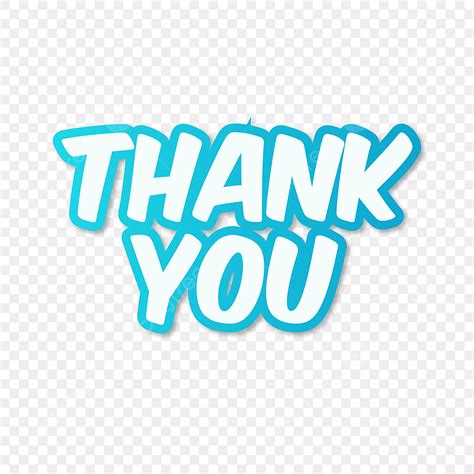 Thank You Font Vector Design Images Cartoon Hand Drawn Love Thank You