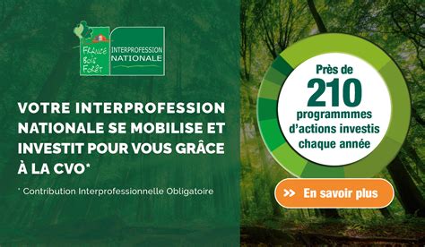 France Bois Forêt se mobilise et investit pour vous grâce à la CVO