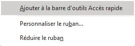 Comment Ajouter Des Commandes La Barre Doutils Acc S Rapide Dans