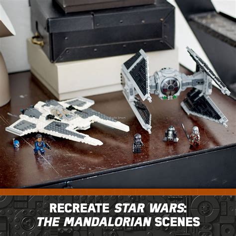 LEGO 75348 Star Wars Mandalorian Fang Fighter vs TIE Interceptor