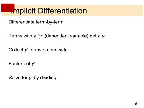 Lecture 11 Implicit Differentiation Section 3 5 PPT