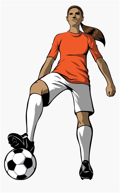 Football Girl Clip Art at Clker.com - vector clip art online - Clip Art ...