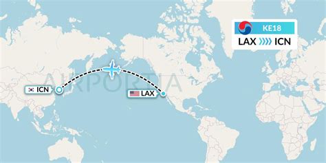 Ke Flight Status Korean Air Los Angeles To Seoul Kal