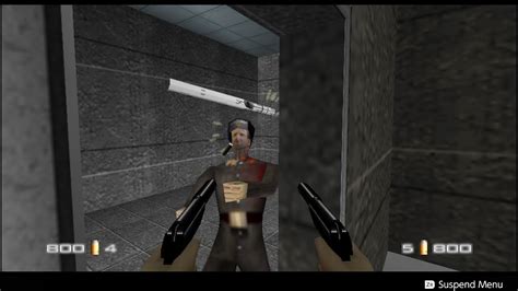 Goldeneye N64 Enemy Rockets Double Silenced PP7 Pistol Only On 00 Agent