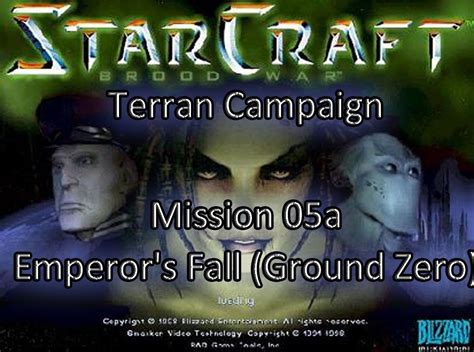 Let S Play Starcraft Brood War Terran Mission 05A Emperor S Fall