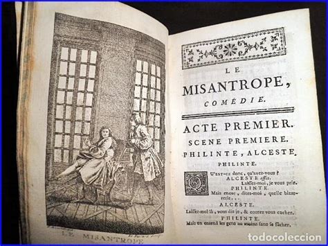 Año 1753 moliére el misántropo y otras obras Vendido en Subasta