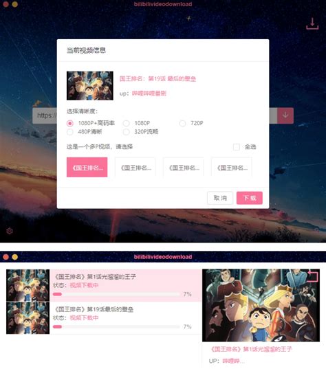 Bilibilivideodownload：b站视频下载工具 采集号