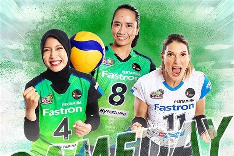 Hasil Siaran Proliga Menang Sekali Tim Jakarta Pertamina Fastron