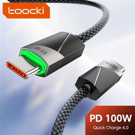 Jual Toocki Kabel Data USB Type C To Type C Fast Charging QC4 0