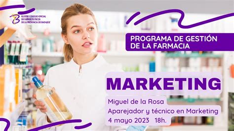 Gestión de la farmacia 2023 Modulo 3 Marketing YouTube