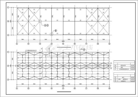 【最新】某钢结构厂房建筑设计方案cad图纸工业厂房土木在线