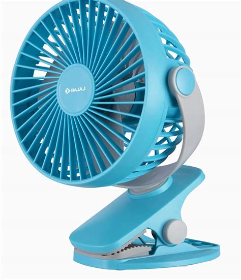 Bajaj Pygmy Mini 11cm Sweep Blade Table Fan USB Charging 251268