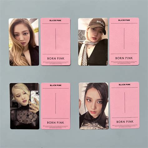 Kpop Blackpink Álbum Born Pink Apagado Photocard Shopee México