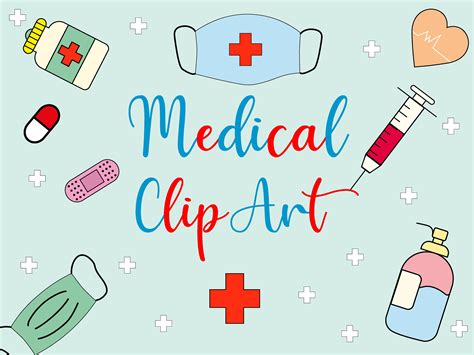 INSTANT DOWNLOAD, Medical Icons Clipart, 50 PNG Doctors & Medical ...