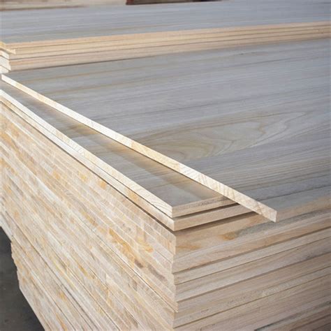 Eco Friendly Paulownia Wood Planks Softwood Furniture Board Lumber Sheet