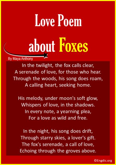 10 Best Love Poems About Foxes Engdic