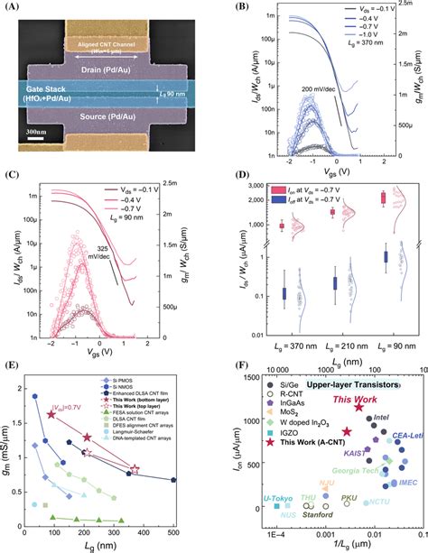 Bottomlayer ACNT FETs And Benchmarking A Falsecolored SEM Image