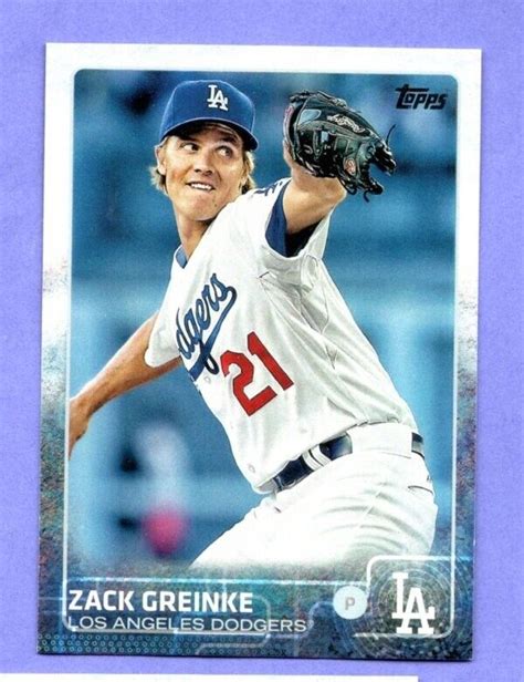 2015 Topps 267 Zack Greinke For Sale Online EBay