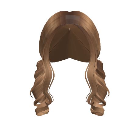 Cute Low Curly Pigtails In Caramel Roblox Item Rolimon S