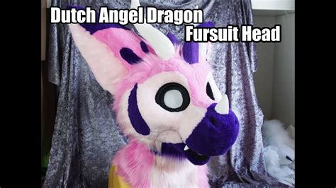 Dutch Angel Dragon Fursuit Costume Head Product Showcase Video Youtube