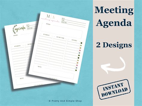 Onenote Meeting Templates for Work Professionals, Meeting Agenda ...