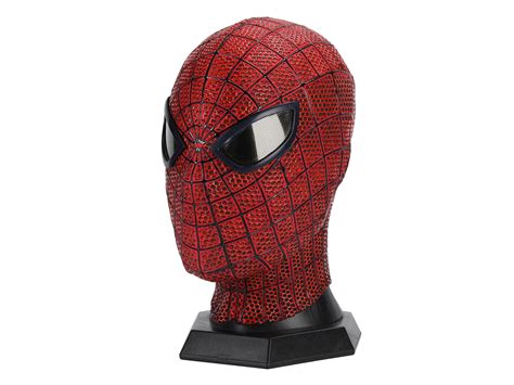 The Amazing Spiderman Mask Amazing Spiderman 1 Cosplay Mask Etsy Uk