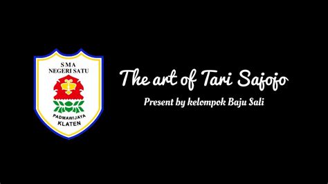 The Art Of Tari Sajojo Projek P Short Movie Youtube