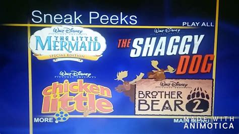 Disney Sneak Peeks Menus Youtube