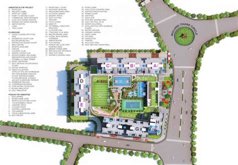 Site Plan Image Of Godrej Properties Alive C Thane West Mumbai