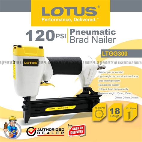 Lotus Psi Pneumatic Brad Nailer Ltgg Lighthouse Enterprise