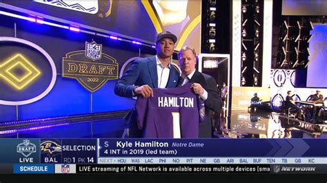 Baltimore Ravens Select Kyle Hamilton at Pick No. 14 in 2022 NFL Draft ...