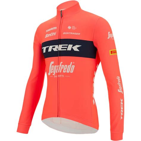 Santini Trek Segafredo Replica Long Sleeve Jersey Men S Men