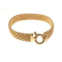 Bracciale Catena Rol Squadrata Ovale Oro Giallo