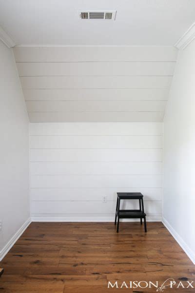 How To Plank A Wall Diy Shiplap Maison De Pax