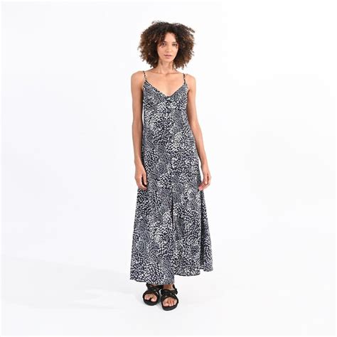 Printed Cami Maxi Dress Blue Molly Bracken La Redoute