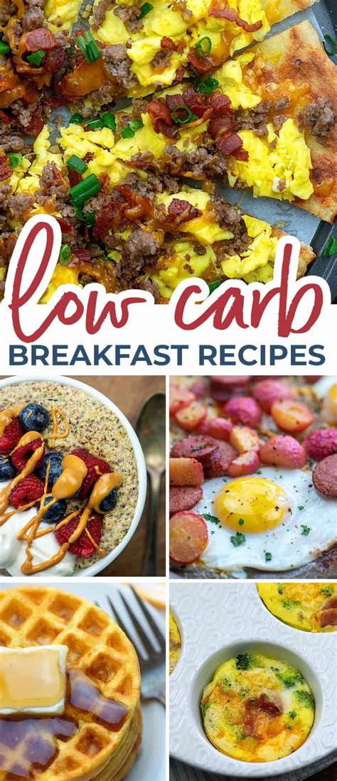 The BEST Low Carb Breakfast Ideas all in one spot!