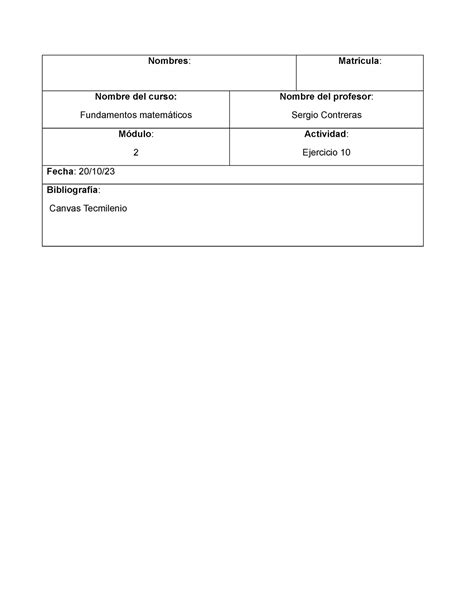 Ejer M Wshud Nombres Matr Cula Nombre Del Curso Fundamentos