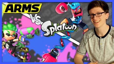 Arms Vs Splatoon Battle Of The New Ips Scott The Woz Youtube