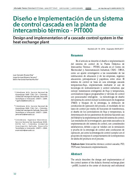 Dialnet Diseno EImplementacion De Un Sistema De Control Cascada En