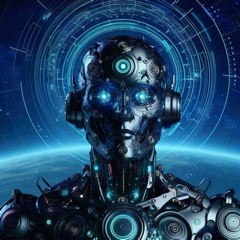 Premium Photo | Illustration scifi futuristic humanoid robot