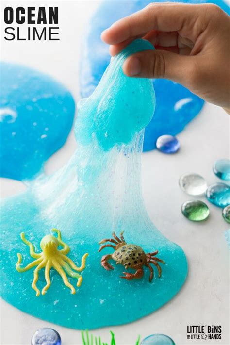 Ocean Slime Recipe For Summer Fun