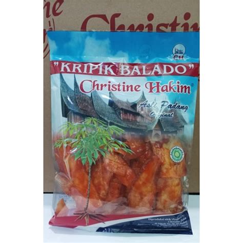 Jual Cemilan Snack Keripik Balado Singkong Christine Hakim Kripik