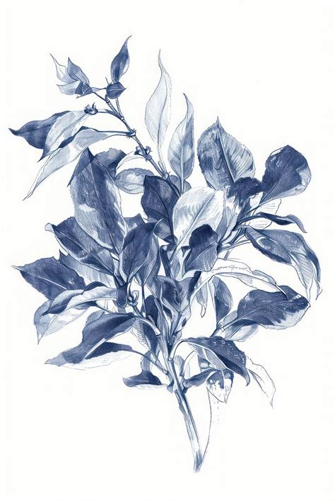 Foliage Drawing Sketch Plant Premium Photo Illustration Rawpixel