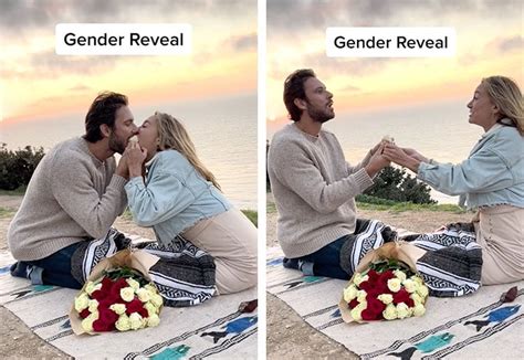 Couples Intimate And Perfect Gender Reveal Mouths Of Mums