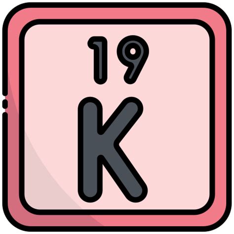 Potassium Generic Outline Color Icon