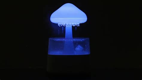 Air Ultrasonic Night Light Aromatherapy Rain Drop Cloud Humidifier